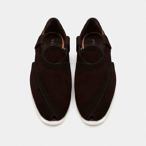 Summer Peshauri | Dark Chocolate Suede